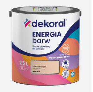 dekoral energia barw | słodka morela