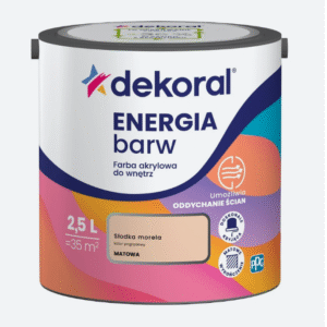 dekoral energia barw | słodka morela